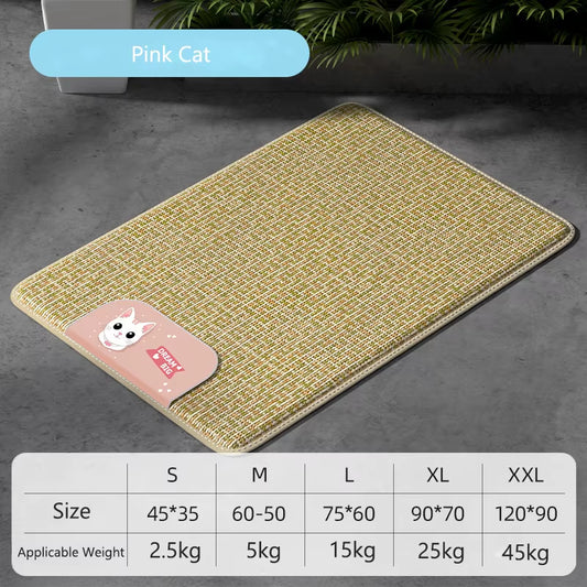 Pet Summer Mat Nest Cat Natural Weave Pet Ice Mat Pet Mat Pet Bed Dogs House Cat Home Pet Bed Pet Ice Mat